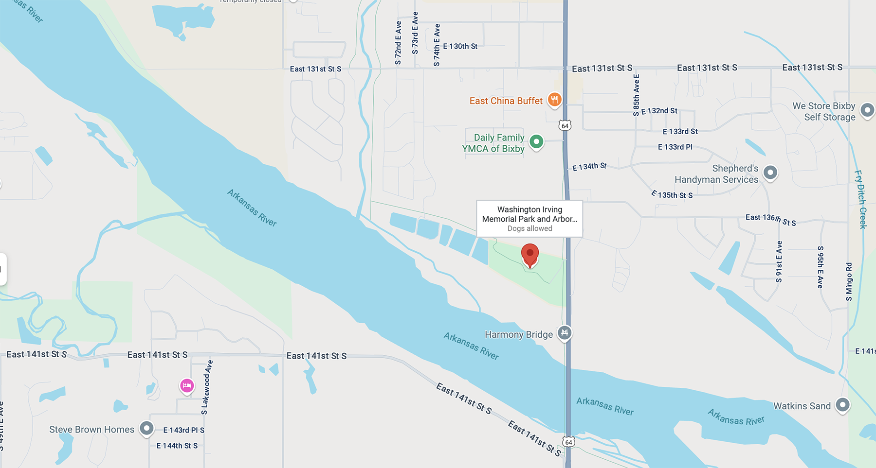 Washington Irving Park, Bixby OK, 13700 S Memorial Dr, Bixby, OK 74008